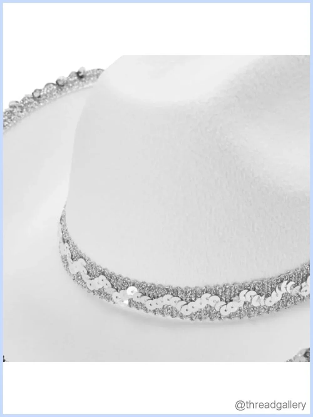 Cowgirl Hat & Bandana Set with Sequins Western Costume Party Accessory